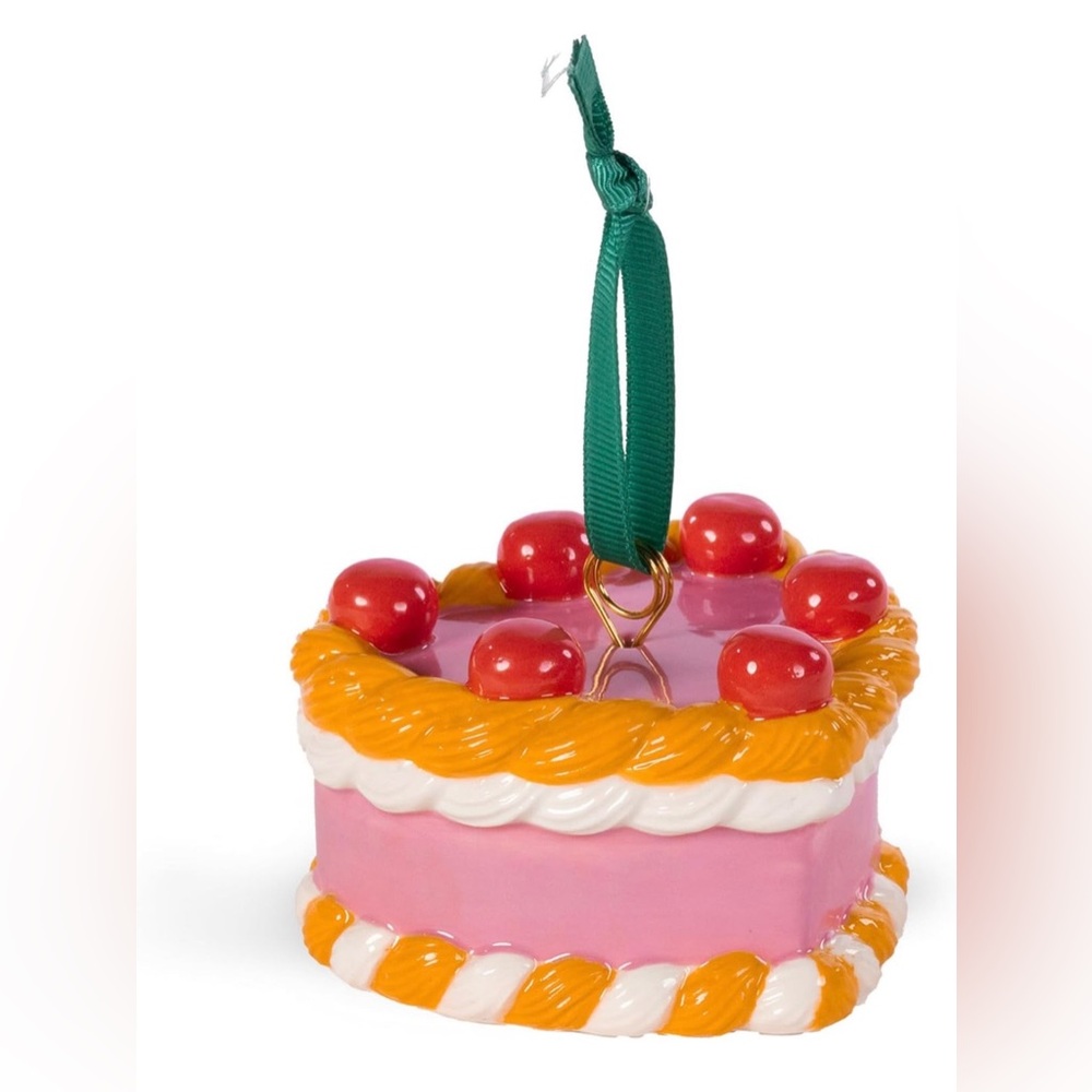 Ban.do Ceramic Cherry Cake Ornament